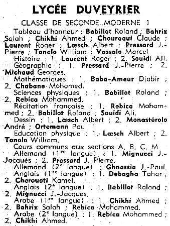 Le Tell du 10 juillet 1954