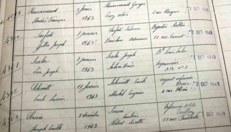 Extrait du registre maticule de l'cole Cazenave -  registre02m.jpg - 780x446